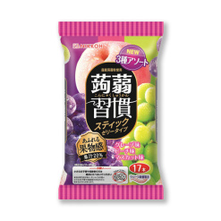 닛코 곤약 습관 곤약젤리 3종 모둠 17개입