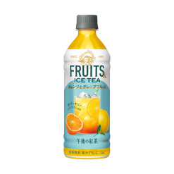 기린 오후의 홍차 FRUITS & ICE TEA 오렌지와 그레이프 후르츠 500ml