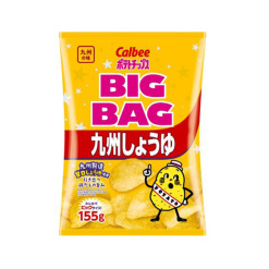 가루비 BIG BAG 포테이토칩 큐슈 간장맛 155g
