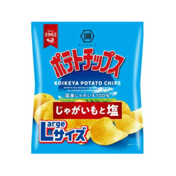 코이케야 L 사이즈 포테이토칩 소금맛 112g