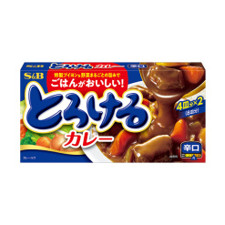 토로케루 녹는 고체카레 루 매운맛 144g