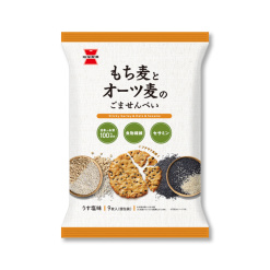 이와츠카제과 찰보리와 귀리 참깨 센베이 9장입
