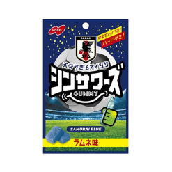 노벨제과 신사와즈 구미 일본 축구 대표팀 버전 라무네맛 50g