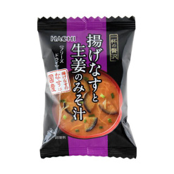 칼디커피팜 하치식품 튀긴 가지 생강 된장국 1개입 9g