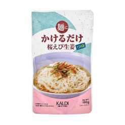 칼디커피팜 면에 붓기만 하면 되는 벚꽃새우 생강 츠유 160g