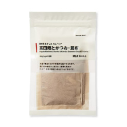 무인양품 다시팩 소다 가다랑어 다시마 80g