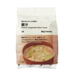 무인양품 톤지루 돼지고기 된장국 44.4g