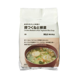 무인양품 닭완자 뿌리채소 된장국 35.6g