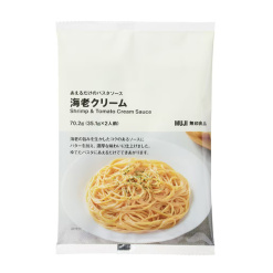 무인양품 파스타 소스 새우 크림 70.2g