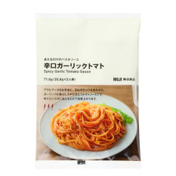 무인양품 파스타 소스 매운 갈릭 토마토 71.6g