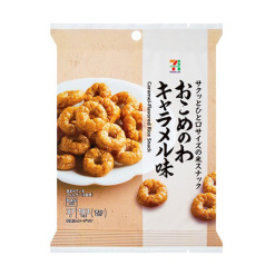 세븐일레븐 쌀 링 스낵 카라멜맛 37g