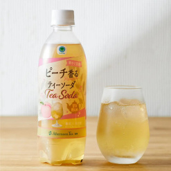 패밀리마트 향긋한 복숭아 티 소다 500ml