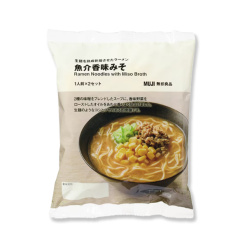 무인양품 숙성 건조 생면 라멘 해산물 풍미 된장맛 1인분×2세트 230g