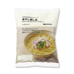 무인양품 숙성 건조 생면 라멘 멸치 육수 닭고기 소금맛 1인분×2세트 214g