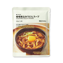 무인양품 면에 부어 먹는 된장 조림 우동 수프 1인분 250g