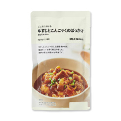 무인양품 밥에 얹어 먹는 소 힘줄과 곤약 조림 1인분 160g