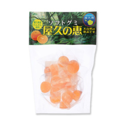 야쿠시마 후레아이식품 소프트 구미 야쿠의 은혜 탄칸맛 75g