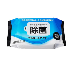 교무슈퍼 알코올 타입 물티슈 80장입