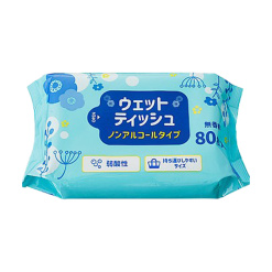 교무슈퍼 무알코올 타입 물티슈 80장입